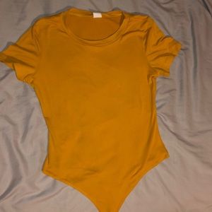Mustard Yellow Body Suit